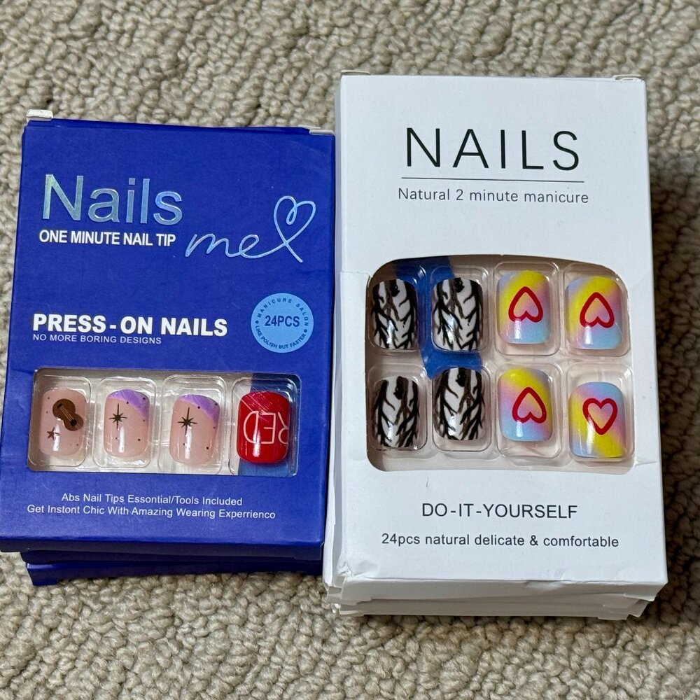 9 Sets Taylor Swift Girls/Kids Press On Nails Kits Bundle